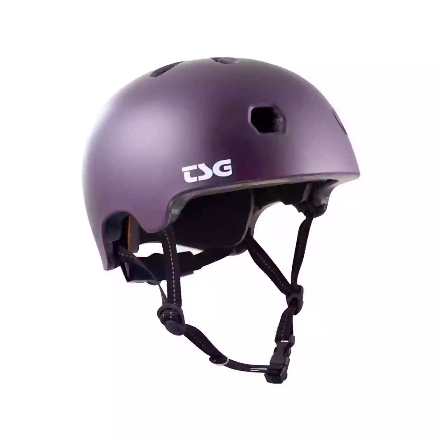 Meta Solid Color Helmet - Eggplant