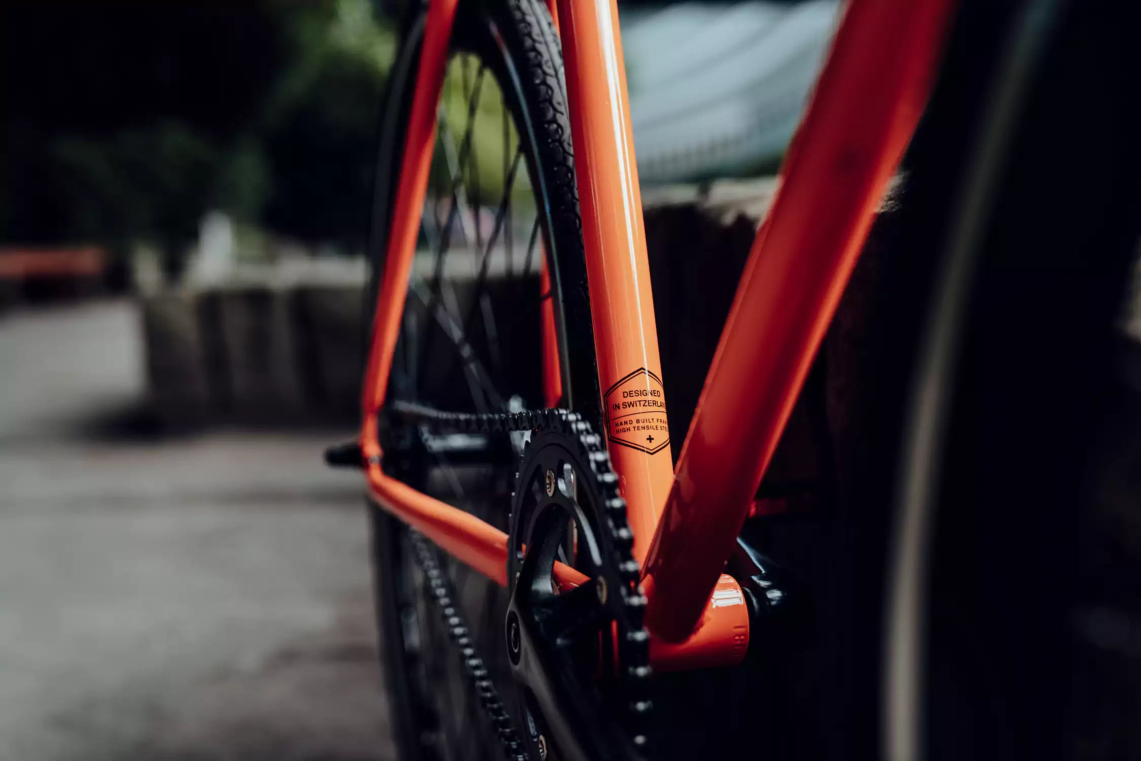 Fixie bike orange sale